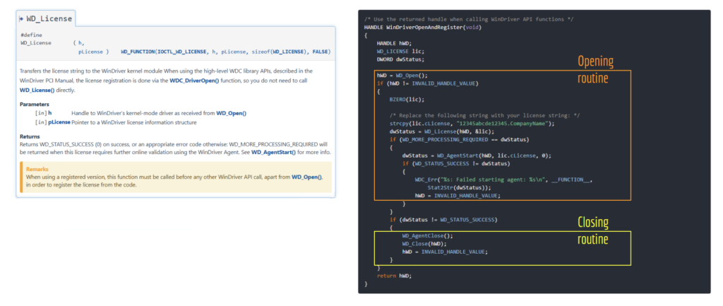 WinDriver New Licensing Mechanism - WinDriver
